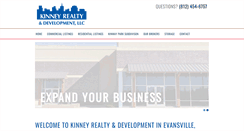 Desktop Screenshot of kinney-realty.com