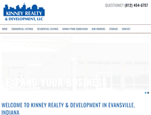 Tablet Screenshot of kinney-realty.com